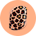Расческа Compact Styler Apricot Leopard